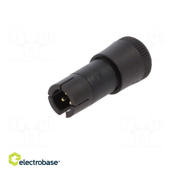 Plug | Connector: circular | 719 | male | PIN: 3 | unshielded | 3A | IP40 image 2