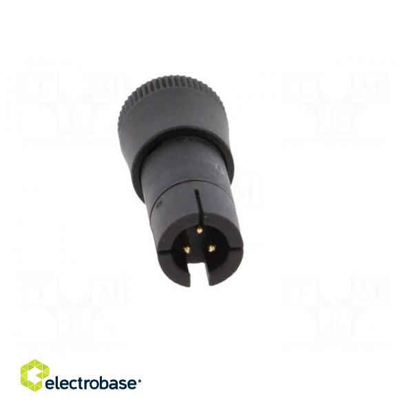 Connector: circular | plug | 719 | male | PIN: 3 | unshielded | 3A | IP40 image 9