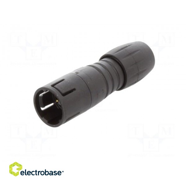 Connector: circular | plug | 620 | male | PIN: 4 | unshielded | 2.5A | IP67 image 2