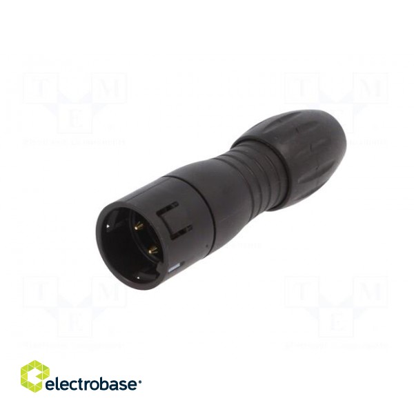 Connector: circular | plug | 720 | male | PIN: 3 | Snap-in,friction lock image 2