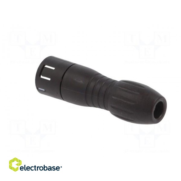 Plug | Connector: circular | 720 | male | PIN: 3 | gold-plated | 7A | IP67 image 4