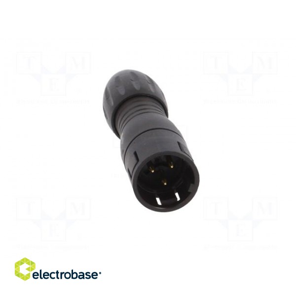 Plug | Connector: circular | 720 | male | PIN: 3 | gold-plated | 7A | IP67 image 9