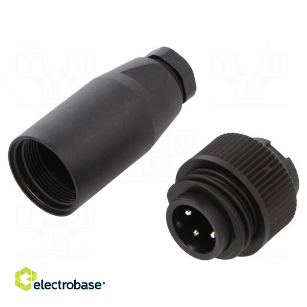 Connector: circular | plug | 692,693,RD24 | male | PIN: 4 | unshielded image 1