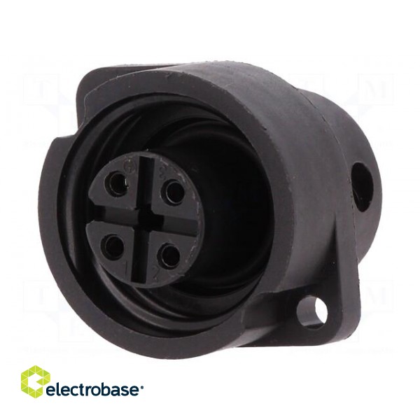 Connector: circular | socket | 692,693,RD24 | female | PIN: 4 | 16A | IP67 image 1