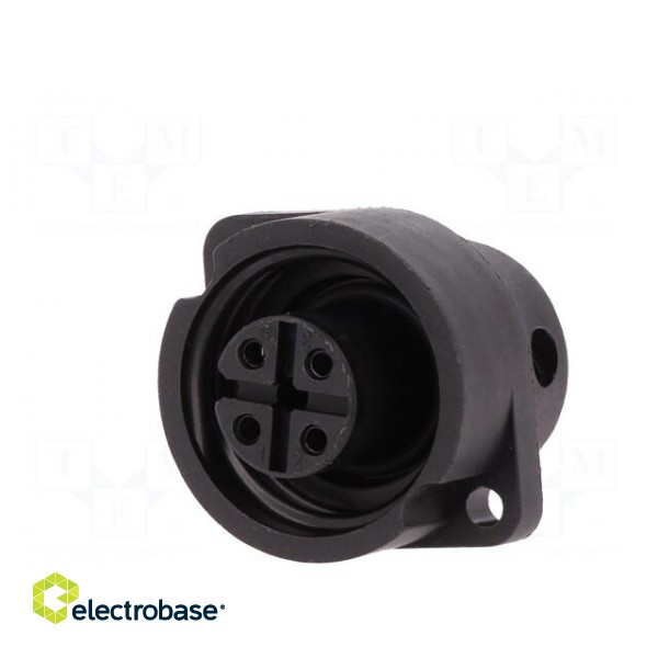 Connector: circular | socket | 692,693,RD24 | female | PIN: 4 | 16A | IP67 image 2