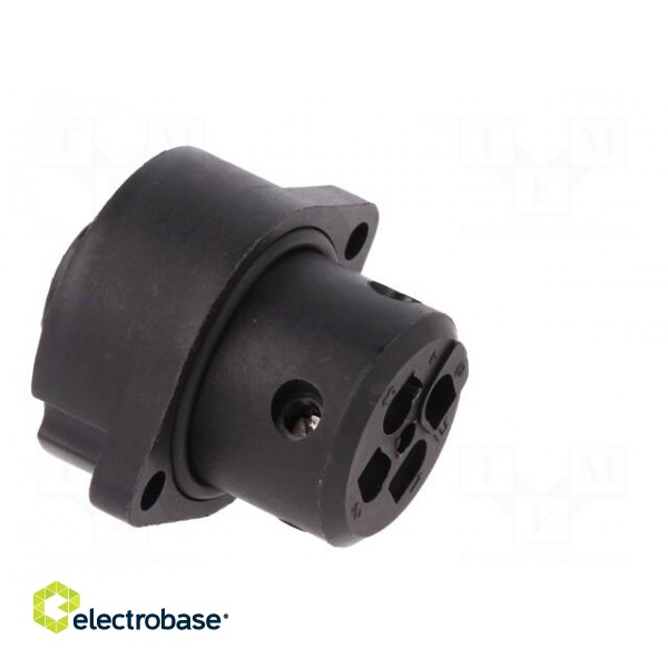 Connector: circular | socket | 692,693,RD24 | female | PIN: 4 | 16A | IP67 image 4