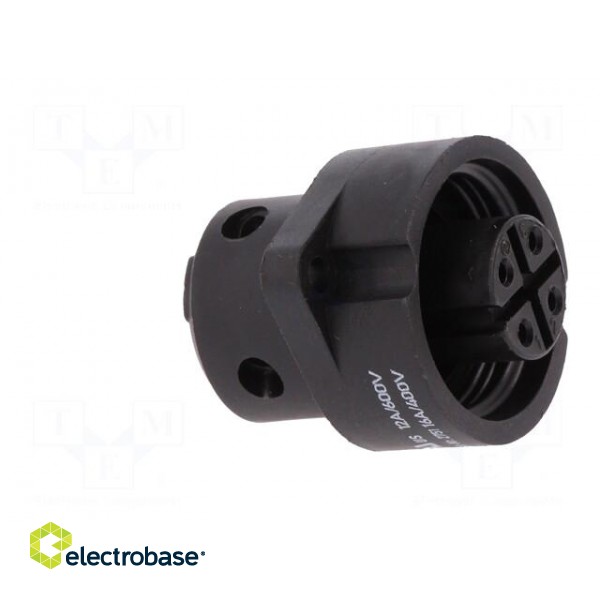 Socket | Connector: circular | 693,RD24 | female | PIN: 4 | 16A | IP67 paveikslėlis 8