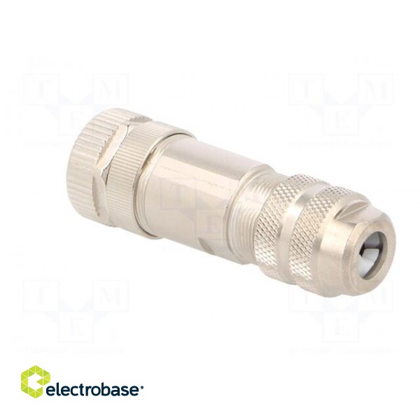 Plug | M12 | PIN: 5 | female | B code-Profibus | for cable | IP67 | 60V | 4A image 4