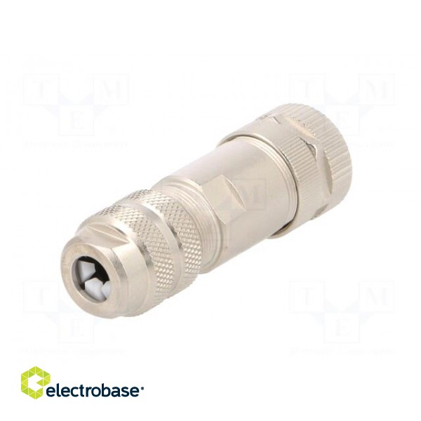 Plug | M12 | PIN: 5 | female | B code-Profibus | for cable | IP67 | 60V | 4A image 6