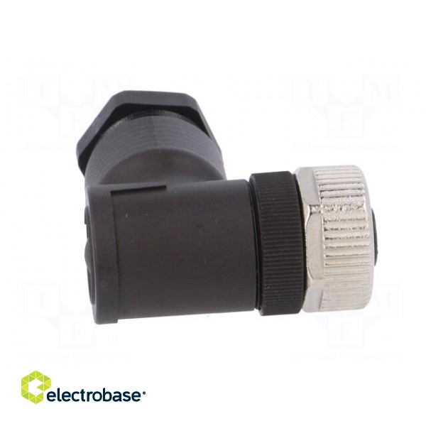 Connector: M12 | plug | 814 | female | PIN: 4 | gold-plated | 12A | IP67 фото 9