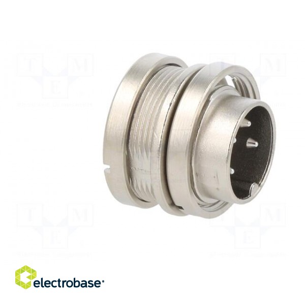 Connector: M16 | socket | male | soldering | PIN: 4 | 6A | 150V | straight image 7