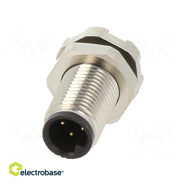 Connector: M5 | socket | 707 | male | PIN: 4 | unshielded | gold-plated | 1A фото 1