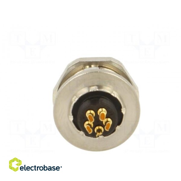 Connector: M9 | socket | female | Plating: gold-plated | 125V | IP67 image 5