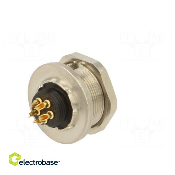 Connector: M9 | socket | female | Plating: gold-plated | 125V | IP67 image 6