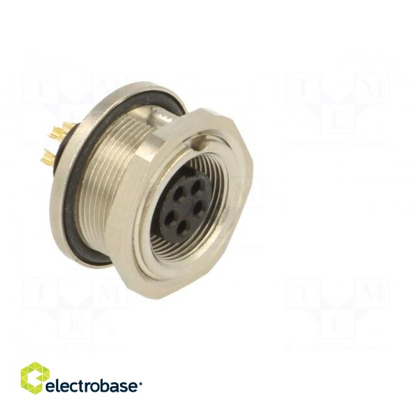 Connector: M9 | socket | female | Plating: gold-plated | 125V | IP67 фото 8