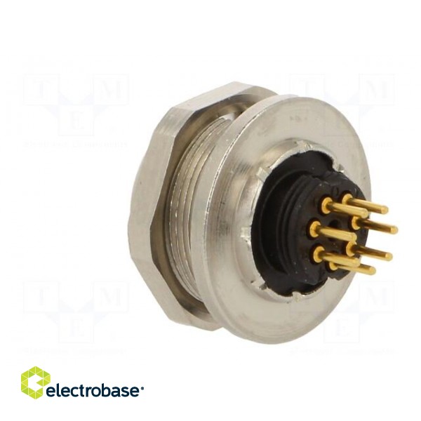 Connector: M9 | socket | 702,712 | female | PIN: 7 | unshielded | 1A | IP67 image 4