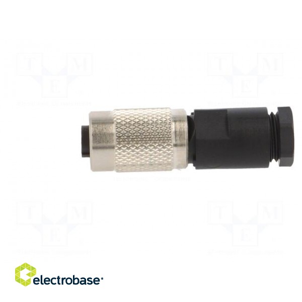 Connector: M9 | plug | 712 | female | PIN: 4 | gold-plated | 3A | IP67 | 125V image 3
