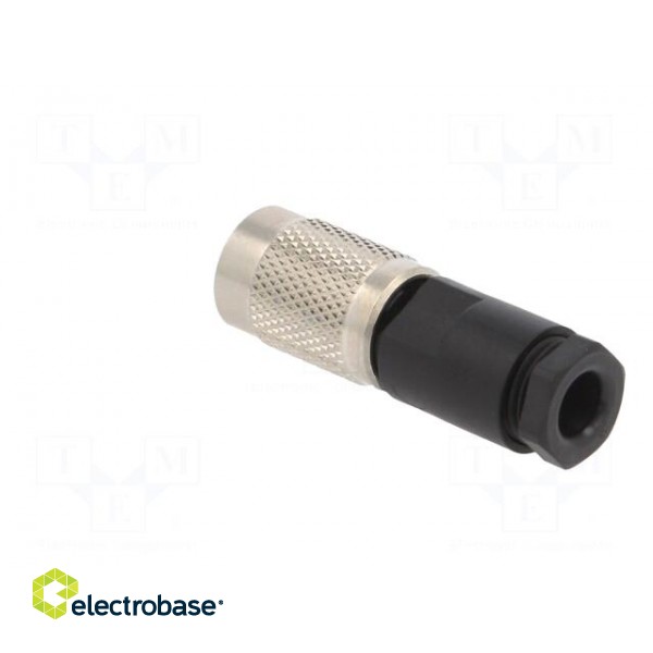 Connector: M9 | plug | female | Plating: gold-plated | 125V | IP67 | PIN: 4 paveikslėlis 4