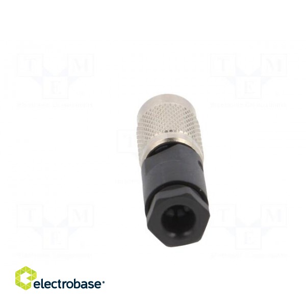 Connector: M9 | plug | female | Plating: gold-plated | 125V | IP67 | PIN: 4 image 5