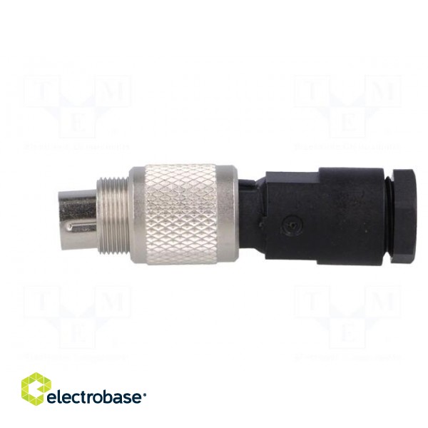 Connector: M9 | plug | male | Plating: gold-plated | 125V | IP67 | PIN: 5 фото 3