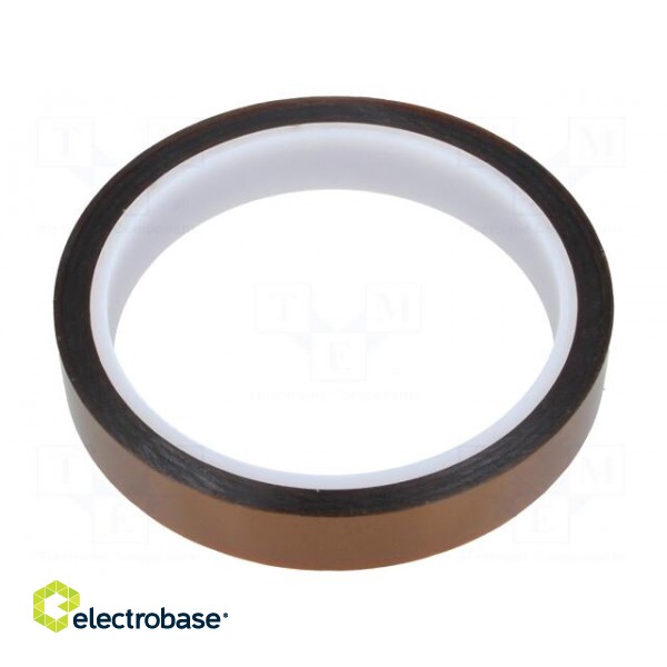 Tape: high temperature resistant | Thk: 0.07mm | 50% | amber | W: 15mm