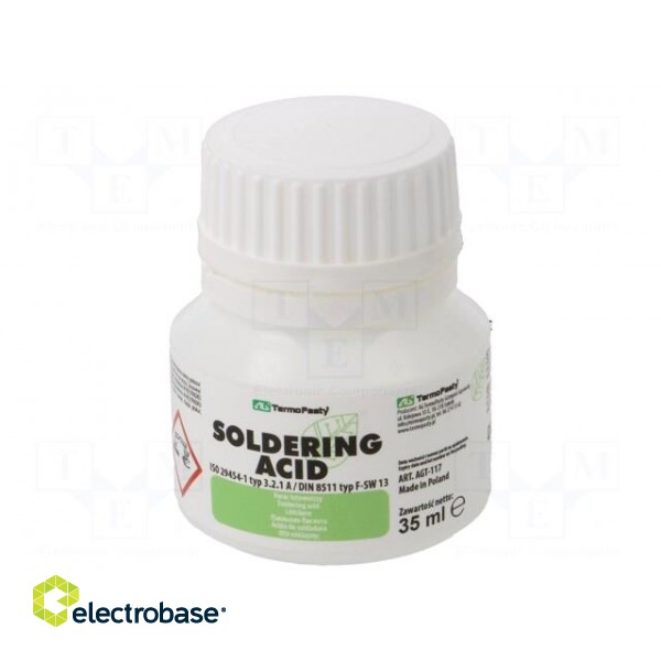 Agent: soldering acid | for difficult to tin nickel surfaces image 1