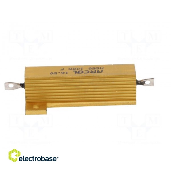 Resistor: wire-wound | with heatsink | screw | 100kΩ | 50W | ±1% image 7