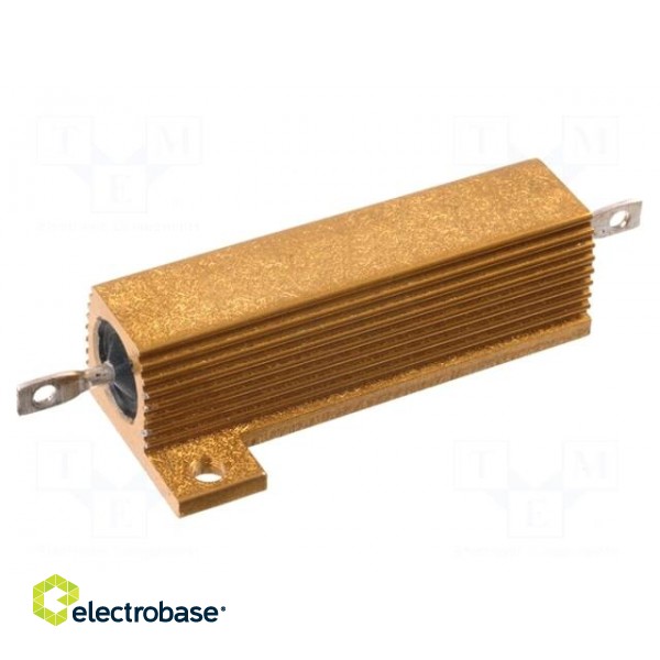 Resistor: wire-wound | with heatsink | screw | 82Ω | 50W | ±1%