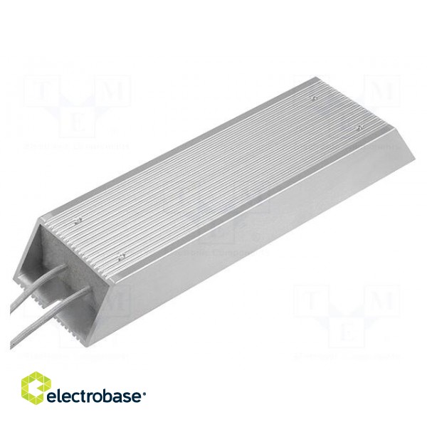 Resistor: wire-wound | with heatsink | 100Ω | 300W | ±5% | 215x60x30mm