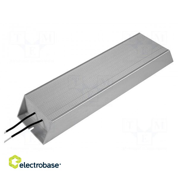 Resistor: wire-wound | with heatsink | 100Ω | 1000W | ±5% | 200ppm/°C