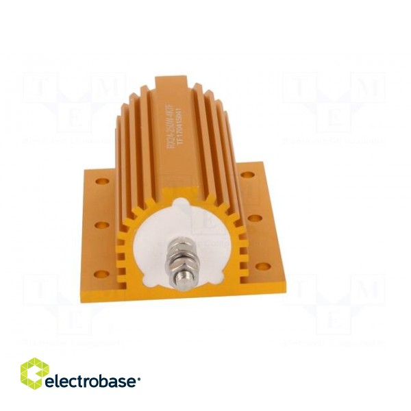Resistor: wire-wound | with heatsink | screw | 4.7kΩ | 250W | ±1% image 9