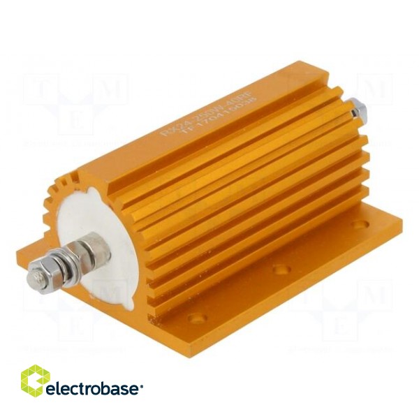 Resistor: wire-wound | with heatsink | screw | 40Ω | 250W | ±1% image 1