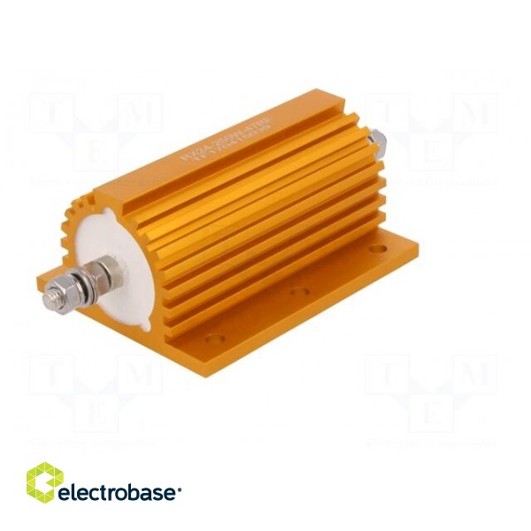Resistor: wire-wound | with heatsink | screw | 47Ω | 250W | ±1% image 2