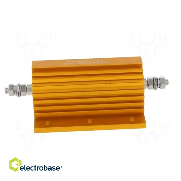 Resistor: wire-wound | with heatsink | screw | 7.5Ω | 250W | ±1% фото 7