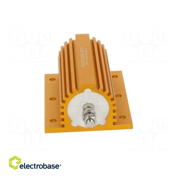 Resistor: wire-wound | with heatsink | screw | 7.5Ω | 250W | ±1% фото 9