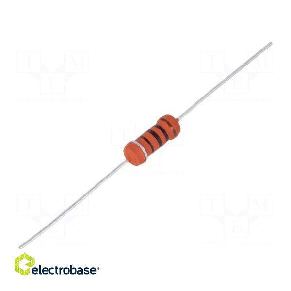 Resistor: metal film | fusible | THT | 100Ω | 2W | ±10% | Ø5x12mm | axial