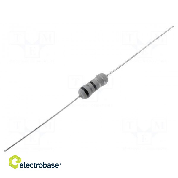 Resistor: metal film | fusible | THT | 680mΩ | 1W | ±10% | Ø3.5x10mm