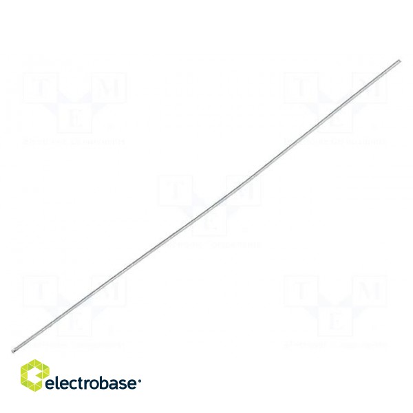 Resistor: wire jumper | THT | Ø0.5x60mm | copper | Plating: tin