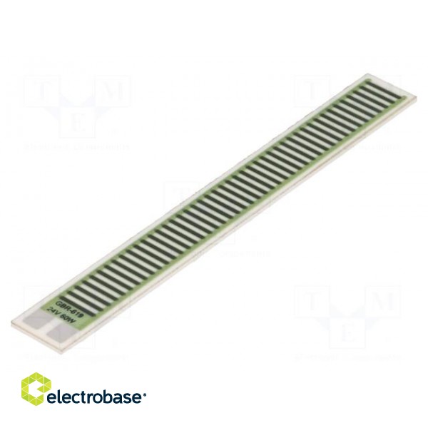 Resistor: thick film | heating | glued | 2645Ω | 20W | 76.2x9.53x1mm