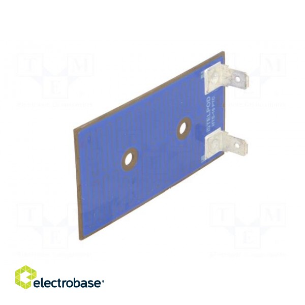 Resistor: thick film | heating | screw | 100W | 6,3mm connectors paveikslėlis 2