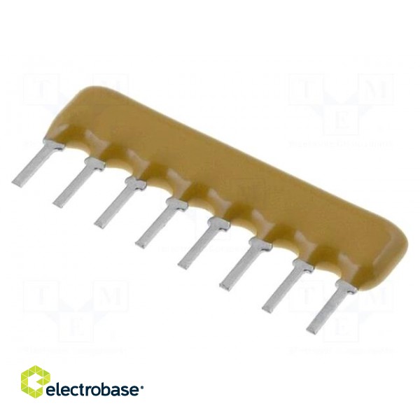 Resistor network: Y | 1kΩ | No.of resistors: 4 | THT | 0.3W | ±2% | 100V