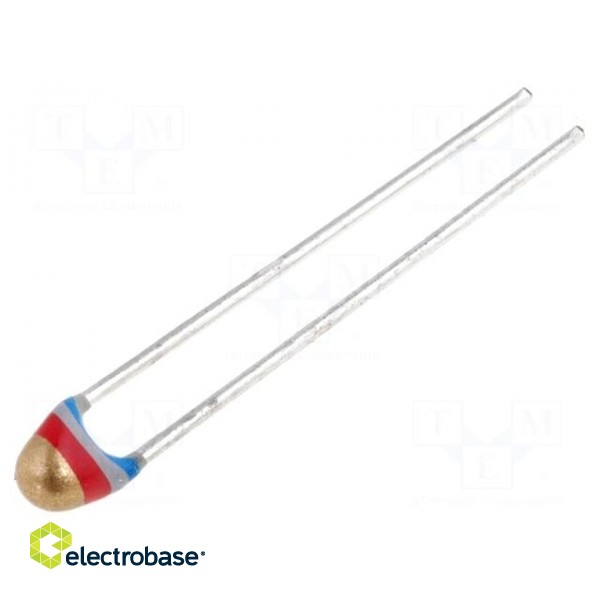 NTC thermistor | 6.8kΩ | THT | 3977K | -40÷125°C | 500mW