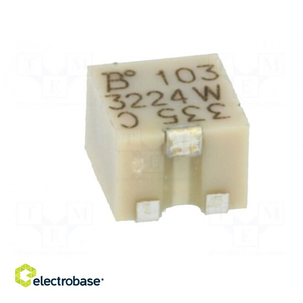 Potentiometer: mounting | multiturn | 10kΩ | 250mW | SMD | ±10% | linear фото 5