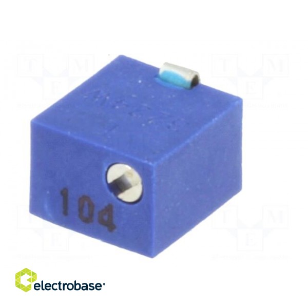 Potentiometer: mounting | vertical,multiturn | 100kΩ | 250mW | SMD фото 2