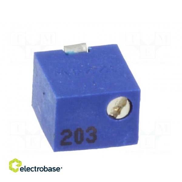 Potentiometer: mounting | vertical,multiturn | 20kΩ | 250mW | SMD фото 9