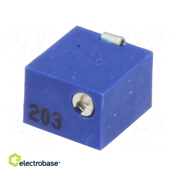 Potentiometer: mounting | vertical,multiturn | 20kΩ | 250mW | SMD фото 1
