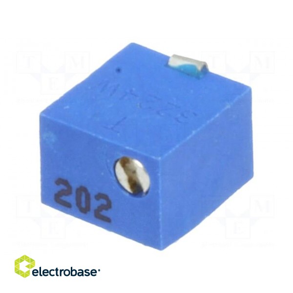 Potentiometer: mounting | vertical,multiturn | 2kΩ | 250mW | SMD | ±10% фото 1