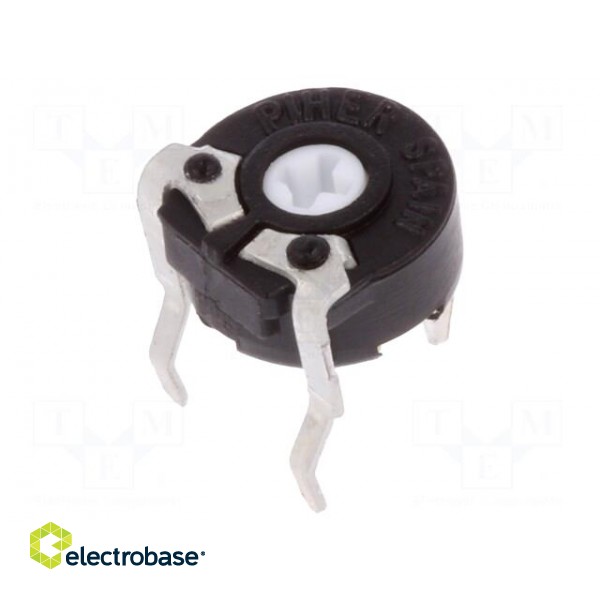 Potentiometer: mounting | single turn,horizontal | 2.5kΩ | 100mW