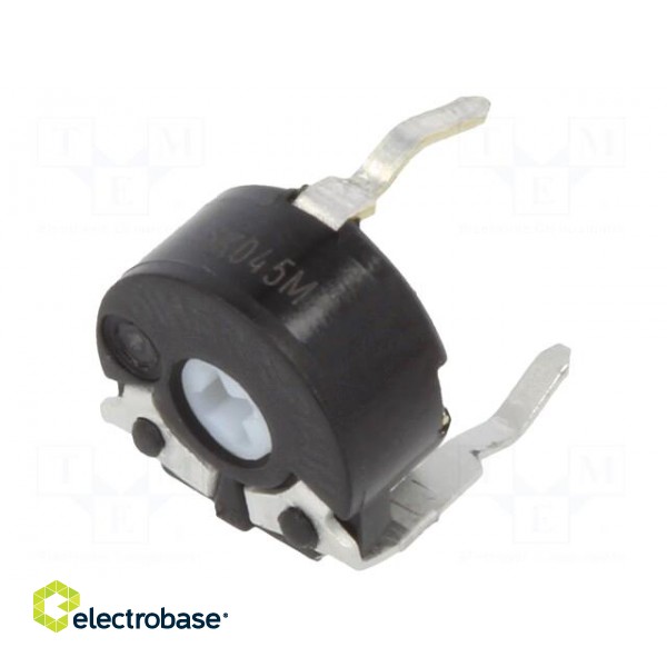 Potentiometer: mounting | single turn,horizontal | 5kΩ | 100mW | ±20% image 1