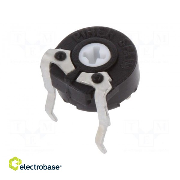 Potentiometer: mounting | single turn,horizontal | 5kΩ | 100mW | ±20%